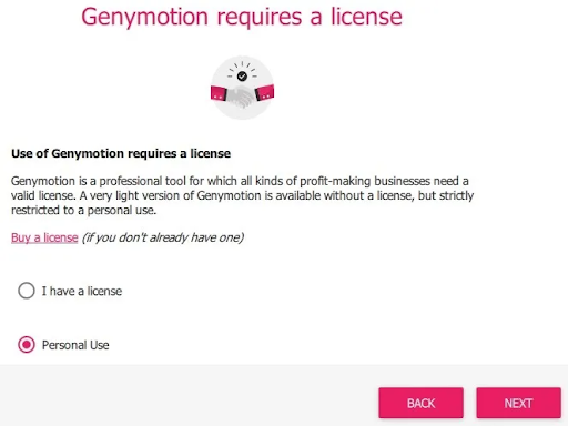 Genymotion 6