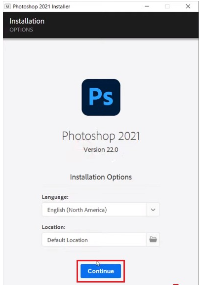 Hướng dẫn cài đặt Photoshop CC 2021 