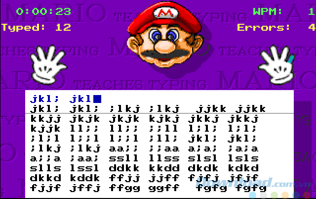 Mario Teaches Typing 5