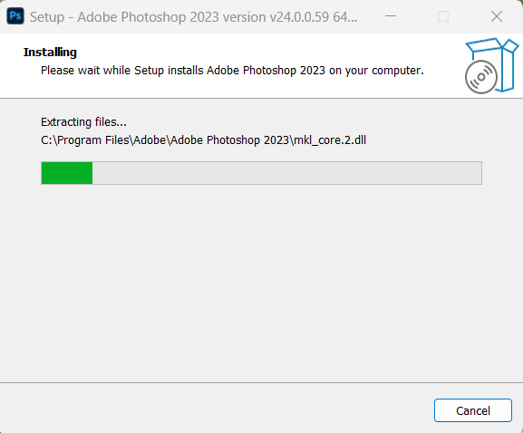 Hướng dẫn tải và cài đặt phần mềm Adobe Photoshop CC 2023