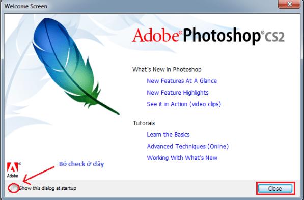 Hướng dẫn cài đặt Photoshop CS2