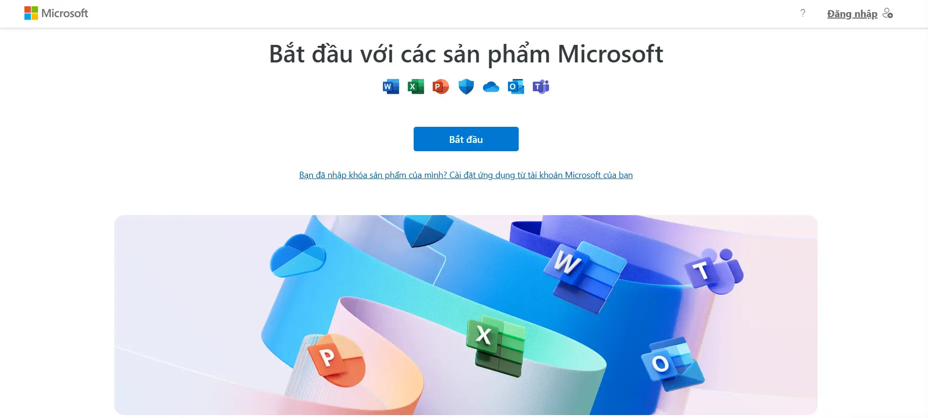 Tải xuống Office 365